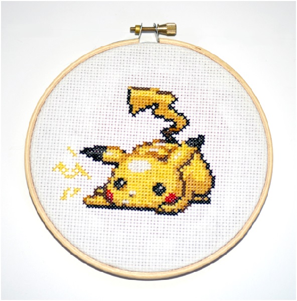 A Cross Stitch Pokemon Embroidery
