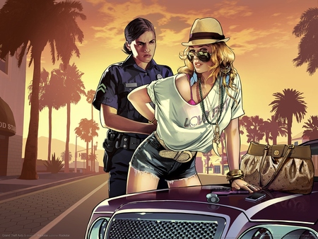 Grand Theft Auto 5 Longsleeve T-shirt