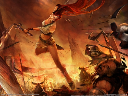 Heavenly Sword mouse pad