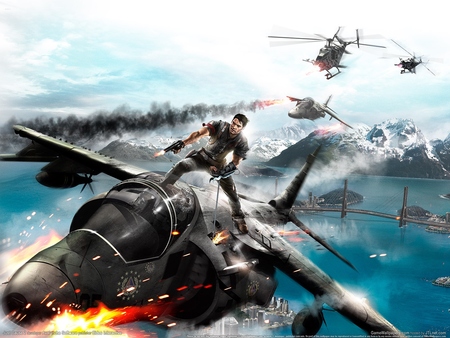 Just Cause 2 mouse pad