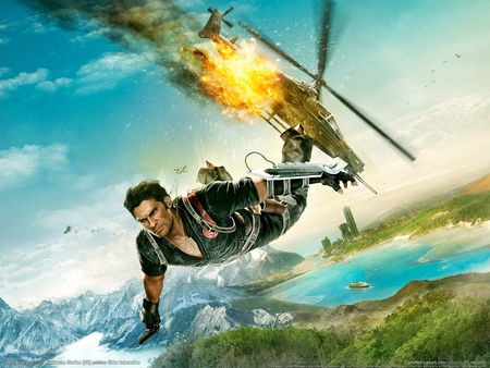 Just Cause 2 pillow