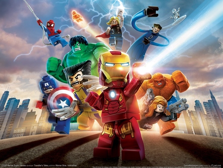 LEGO Marvel Super Heroes mouse pad