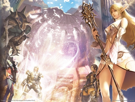 Lineage 2: The Chaotic Chronicle mouse pad