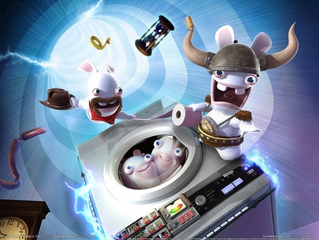 Raving Rabbids: Travel in Time mouse pad