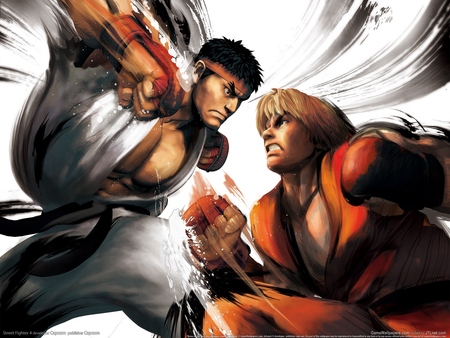 Street Fighter 4 mouse pad