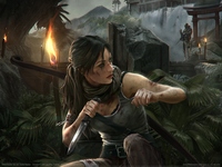 Tomb Raider fan art hoodie #4306