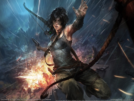 Tomb Raider fan art calendar