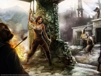 Tomb Raider fan art Longsleeve T-shirt #4313