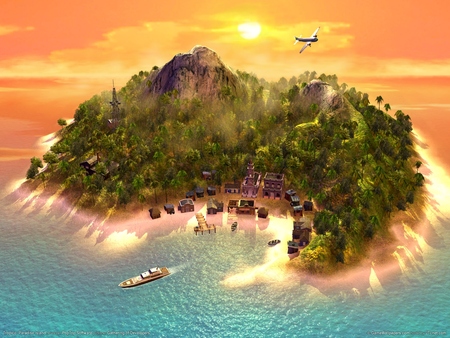 Tropico: Paradise Island Longsleeve T-shirt