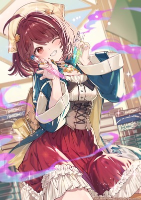 Atelier Resleriana: The Red Alchemist & The White Guardian poster