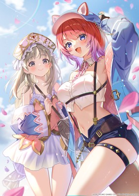 Atelier Resleriana: The Red Alchemist & The White Guardian poster