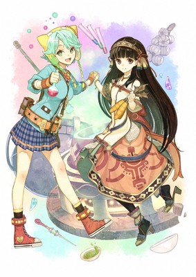 Atelier Shallie: Alchemists of the Dusk Sea poster