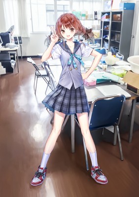 Blue Reflection mouse pad