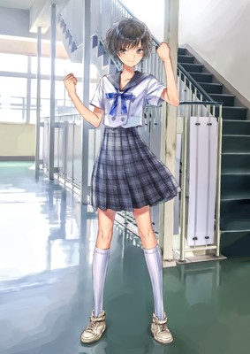 Blue Reflection mouse pad