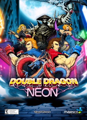 Double Dragon Neon Mouse Pad 16760