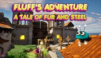 Fluff's Adventure: A Tale of Fur and Steel Tank Top #17476