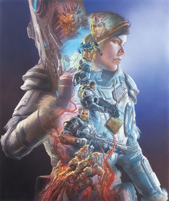 Gears 5 mouse pad