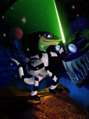 Gex: Enter the Gecko poster
