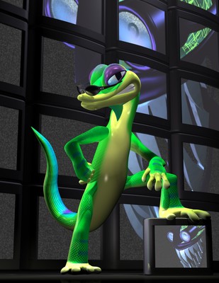 Gex: Enter the Gecko poster