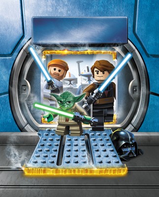 Lego Star Wars III: The Clone Wars mouse pad