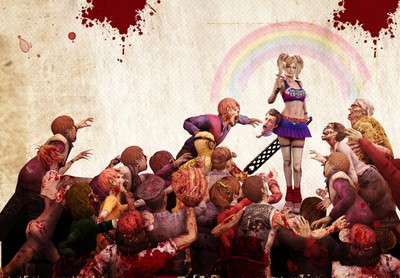Lollipop Chainsaw beach towel