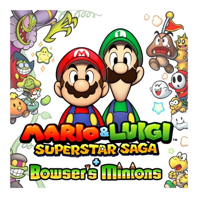 Mario & Luigi: Superstar Saga + Bowser's Minions Poster #19016