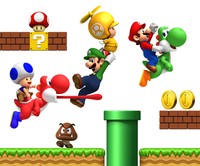 New Super Mario Bros. Wii Poster 19822