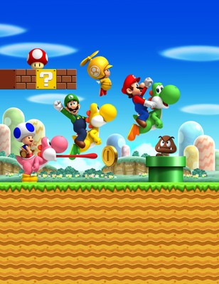 New Super Mario Bros. Wii poster