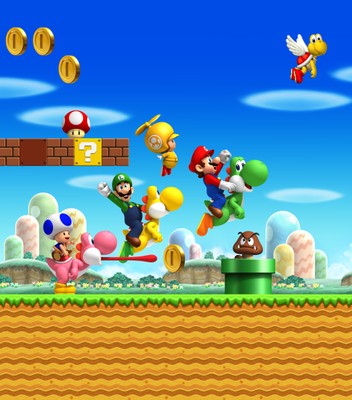 New Super Mario Bros. Wii poster