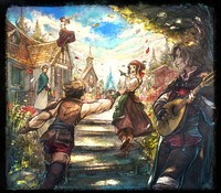 Octopath Traveler 0 beach towel 19935