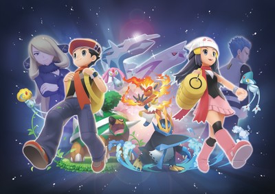 Pokémon Brilliant Diamond and Shining Pearl poster