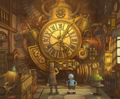 Professor Layton and the Unwound Future poster