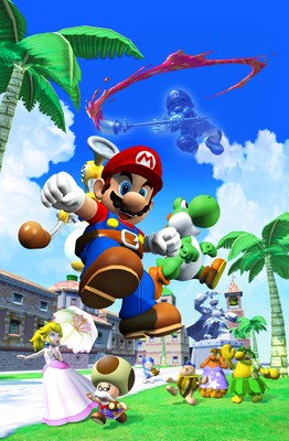 Super Mario Sunshine poster