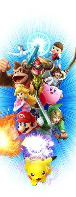 Super Smash Bros. for 3DS and Wii U poster
