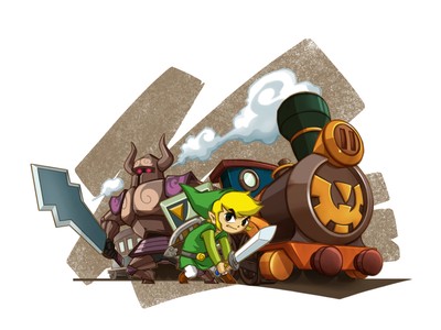 The Legend of Zelda: Spirit Tracks poster