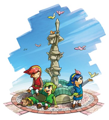 The Legend of Zelda: Tri Force Heroes poster