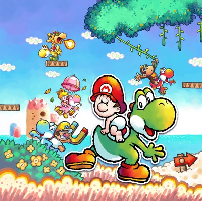 Yoshi's Island DS poster