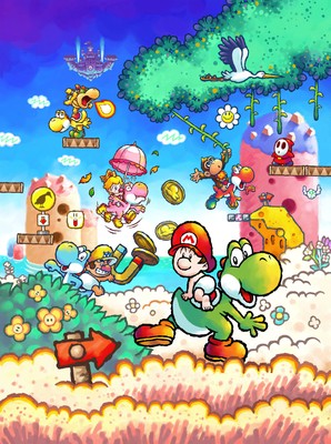 Yoshi's Island DS poster
