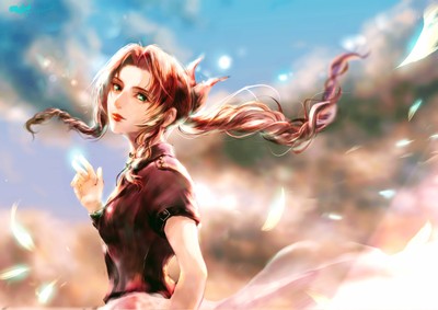 Aerith Gainsborough mouse pad