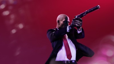 Agent 47 mouse pad