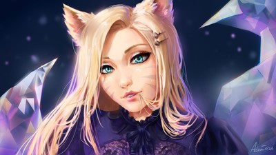 Ahri mouse pad