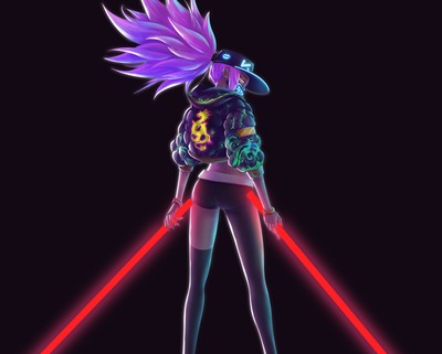 Akali mouse pad