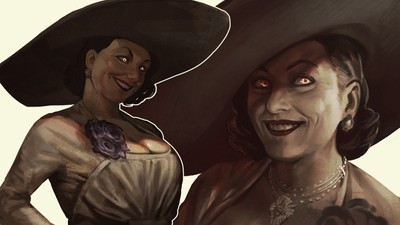 Alcina Dimitrescu mouse pad