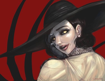 Alcina Dimitrescu mouse pad