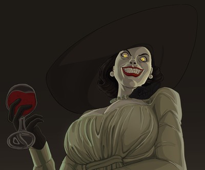 Alcina Dimitrescu mouse pad