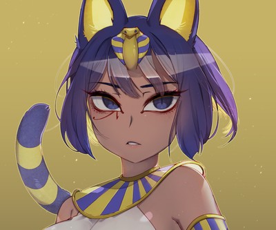 Ankha mouse pad