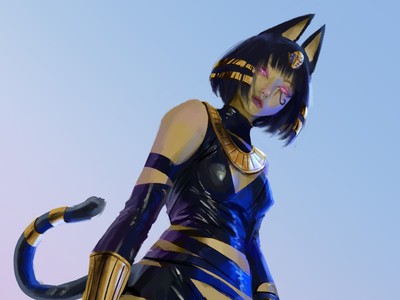 Ankha mouse pad