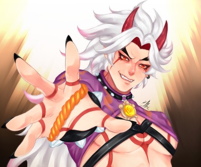 Arataki Itto mouse pad