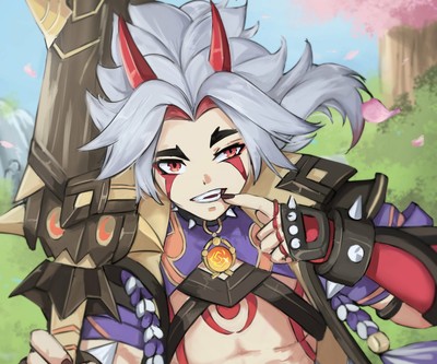 Arataki Itto mouse pad