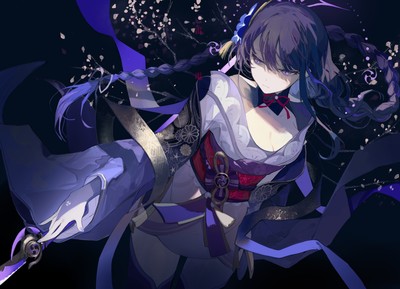 Baal Raiden Shogun Mouse Pad 27857